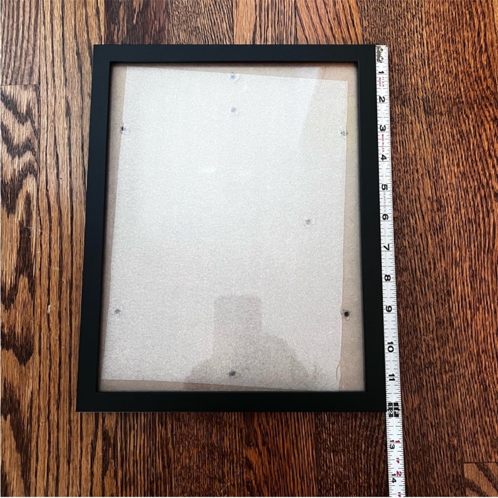 ⭐️ Black Rectangular Document/Picture Frame with Matte Finish - Picture 2 of 4